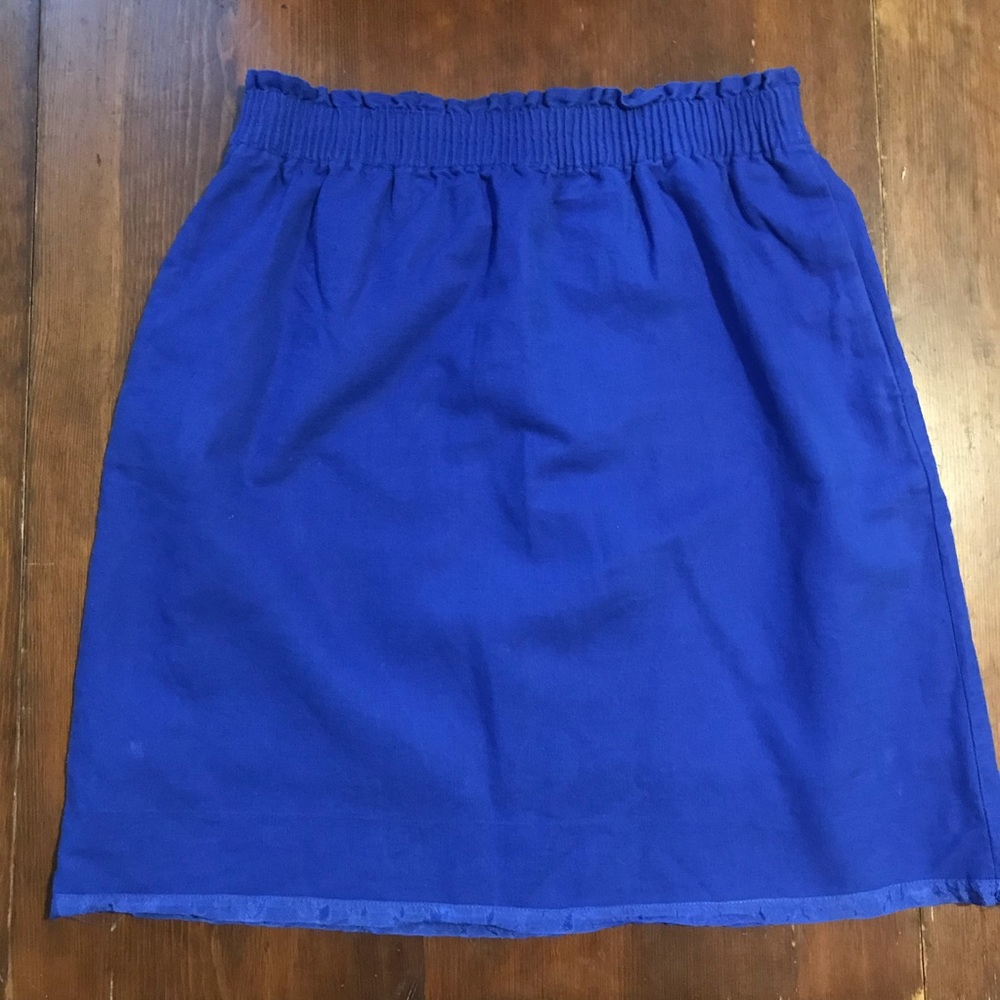 4/$24 J. Crew Cobalt Blue Spring/ Summer Skirt